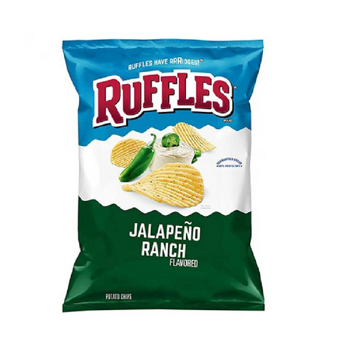Ruffles Chips Jalapeno Ranch 184.2 Gm Basic