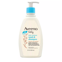 Aveeno Baby Wash And Shampoo Natural Oat Extract 354 Ml