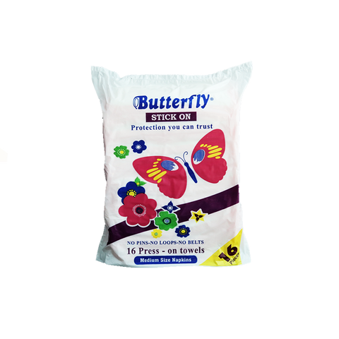 Butter Fly Sanitary Pads Long 16 Pcs