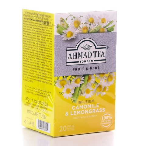 Ahmad Tea Bags Cammomile & Lemongrass 20Pcs 30 Gm