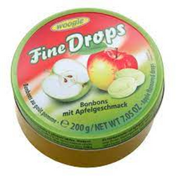 Woogie Fine Drops Candy Mit Apfelgeschmack 200 Gm