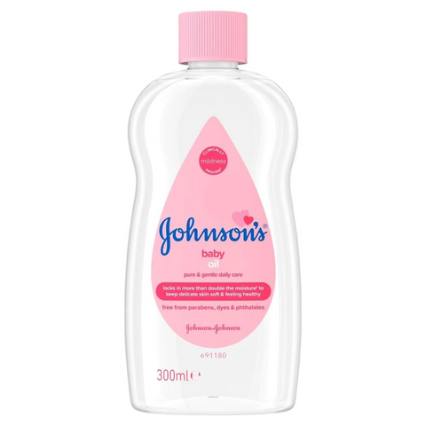 Johnsons Baby Oil Moisture Pure And Gentle 300 Ml