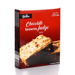 Bakea Chocolate Fudge Brownie Mix  480Gm