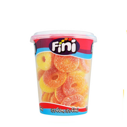 Fini Jelly Sour Peach Rings 185G