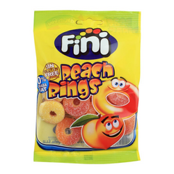 Fini Jelly Peach Rings 75 Gm