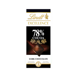 Lindt Excellence Dark Chocolate 78% Cocoa 100 Gm