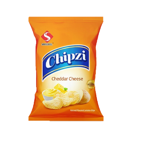 Chipzi Plain Chips Chedder Cheese 47Gm