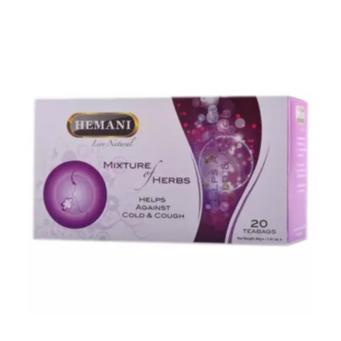 Hemani Tea Cold & Cough Mixture Of Herbs 20 Bags 40 Gm