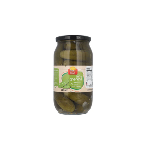 Best Day Pickled Gherkins Sliced In Brine 950 Gm