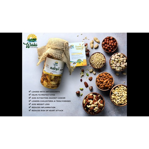 Wahi Roasted Nuts And Pure Honey Tosha 450 Gm
