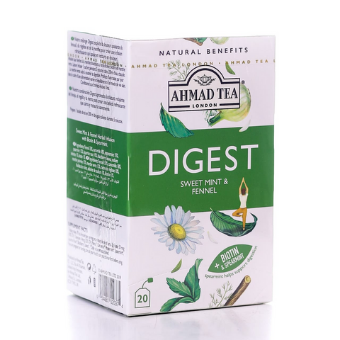 Ahmad Tea Bags Digest Sweet Mint & Fennel 20S 30 Gm
