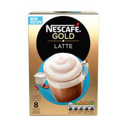 Nescafe Gold Coffee Latte 8Pc 124 Gm