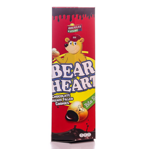 American Kuisine Bear Heart Chocolate Filled Cookies  100Gm