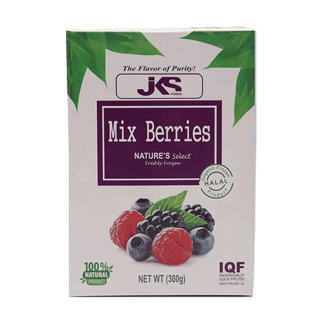 Jks Natures Select Freshley Frozen Mix Berries Box 300Gm