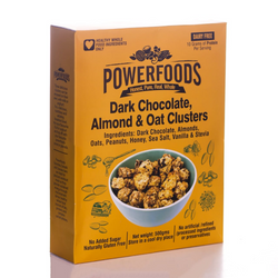 Power Foods Dark Chocolate Almond & Oat Clusters 500 Gm