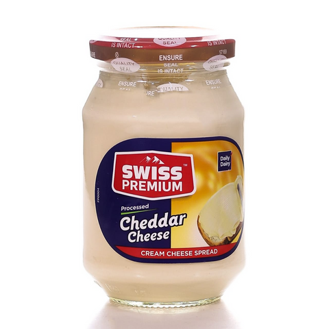 Swiss Premium Cheddar Processed Cream Cheese Spread Jar 250G