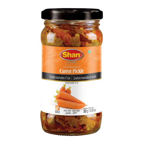 Shan Carrot Pickle Jar 300 Gm