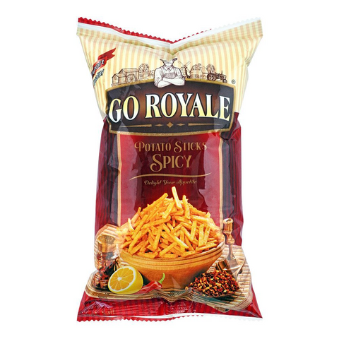 Go Royale Spicy Potato Sticks 46 Gm
