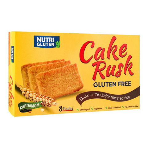 Nutri Gluten Free Cake Rusk Cardamom 165 Gm