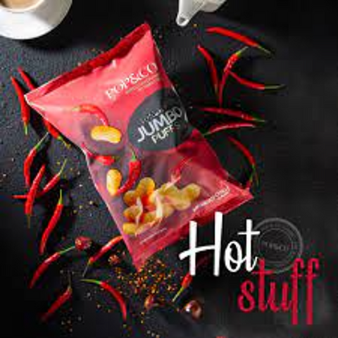 Pop And Co Toasted Jumbo Puffs Mexican Chilli 90 Gm