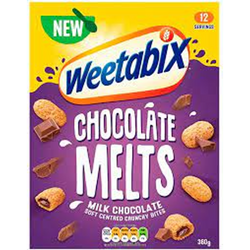Weetabix Melts Milk Chocolate 360 Gm