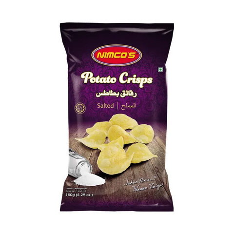 Nimcos Potato Crisps Salted 150 Gm