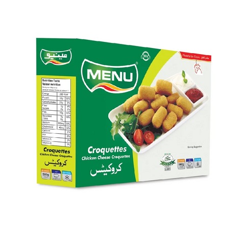 Menu Croquettes 500Gm