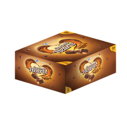 Mitchells Caramel Hearts Chocolate Box 50 Pcs