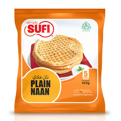Sufi Plain Naan 5Pcs 425Gm
