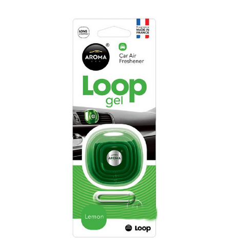 Aroma Car Loop Gel Lemon