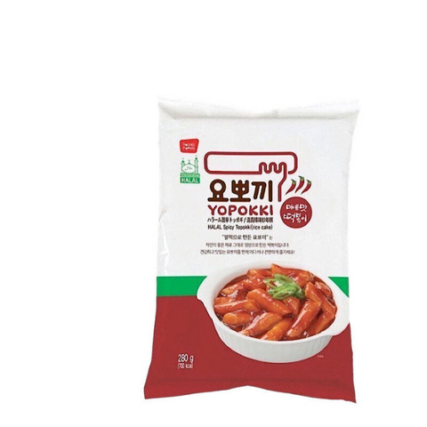 Yopokki Spicy Topokki Rice Cake Pouch 280Gm