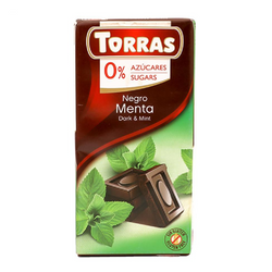 Torras Zero Dark & Mint Chocolate Bar 100Gm