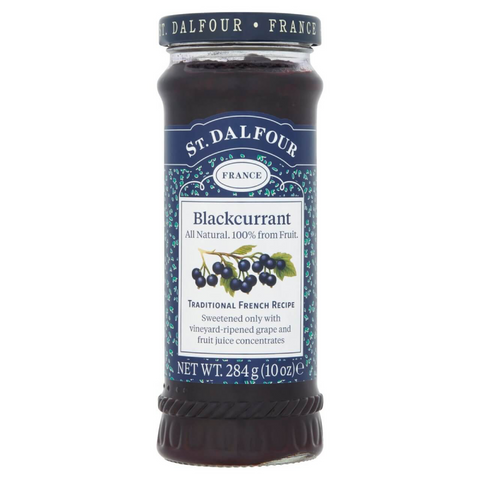 St Dalfour Jam France Blackcurrant 284 Gm