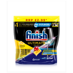Finish Cleaner Powerball Ultimate Lemon Sparkle 10 Tabs 129