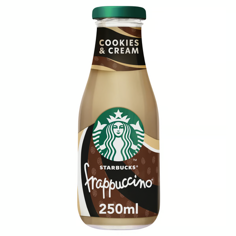Starbucks Coffee Drink Delicious Cookies & Cream Bottle 250