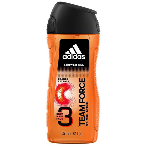 Adidas Team Force Body, Hair, Face Gel 250ml