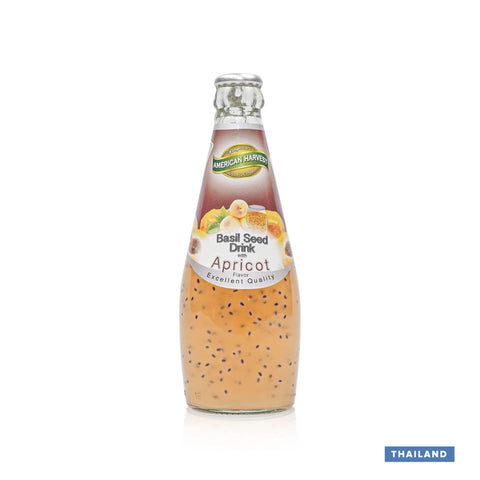 American Harvest Basil Seed Drink with Apricot, 290ml