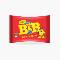B & B Bunty & Beans Red Chocolate 36 Gm