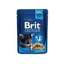 Brit Premium Cat Wet Food With Chicken Chunks For Kitten 100 Gm
