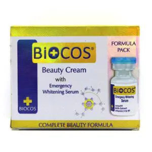 Biocos Beauty Cream With Emergency Whitening Serum 30gm Pack (Complete Beauty Formula)