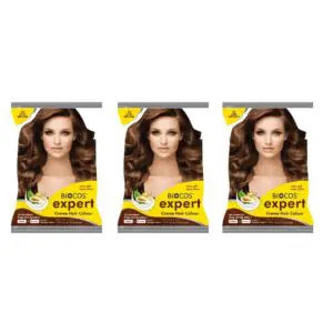 Biocos Expert Dark Brown Hair Color Sachet 3Pcs