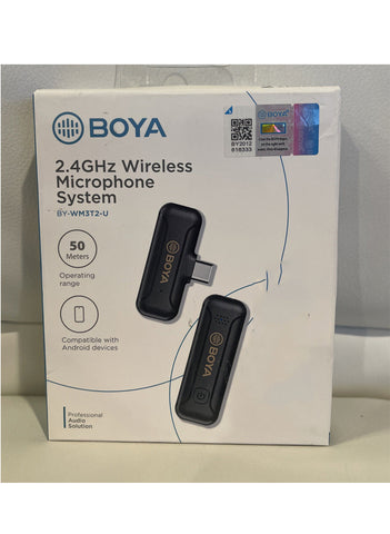 Boya 2.4GHz Wireless Microphone System