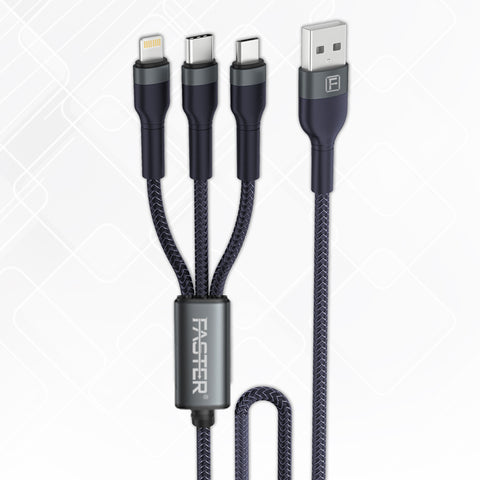 Denim Braided Wire Fast Data Cable D-4