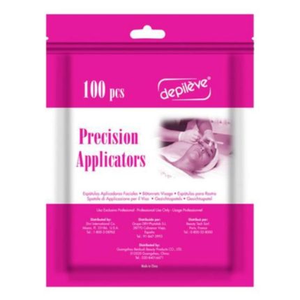 Depileve Precision Wax Spatulas Wooden for Face 100 Pcs