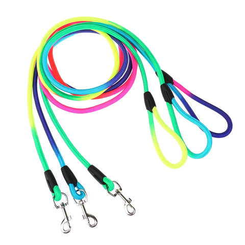Multi Color Leash Cats Dogs