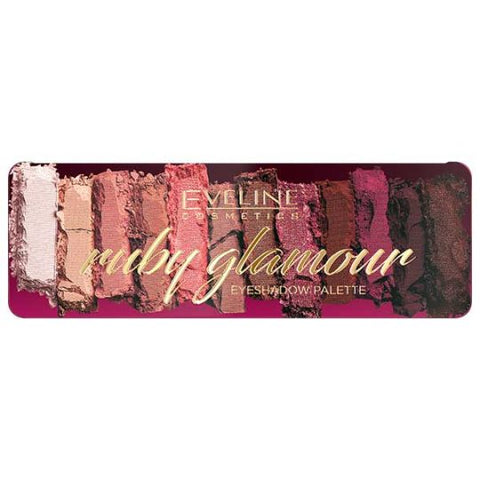 New Eveline Ruby Glamour Eye Shadow Palette