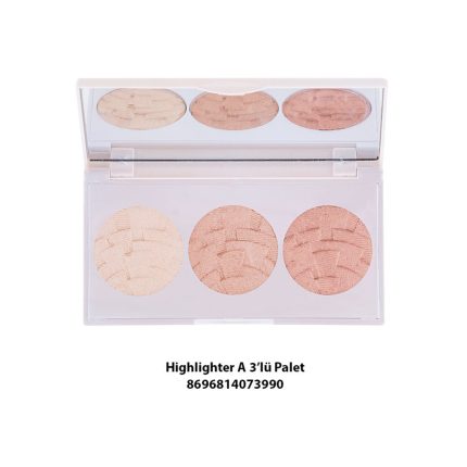 Gabrini Highlighter 3 In 1 Palette 2