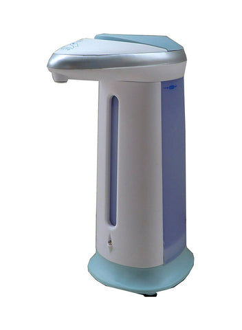 Magic Hands Free Soap Dispenser White/Blue/Silver 16x17x8inch