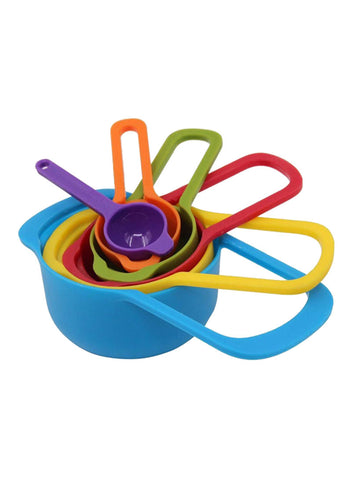 6-Piece Measuring Cup And Spoon Set Multicolor