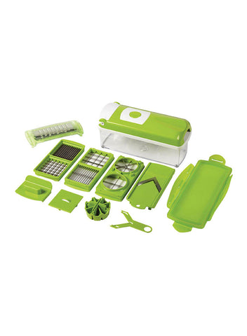 12-Piece Vegetable And Fruit Cutting Tool Set Green
